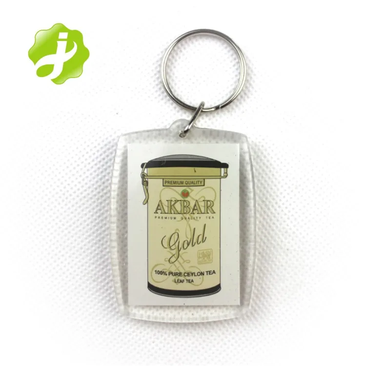 Custom Shape Acrylic Hotel Key Tag from chinese  keychain maker