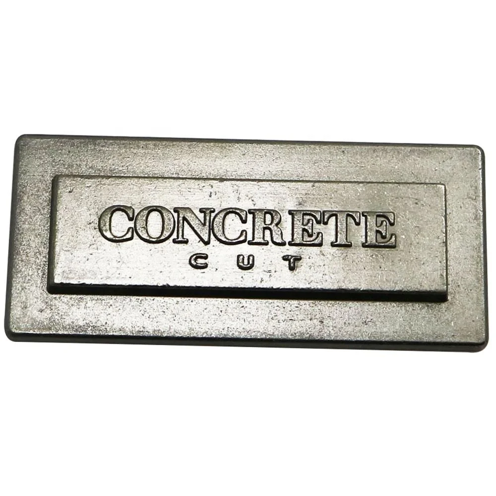 
custom handbag metal tag label 