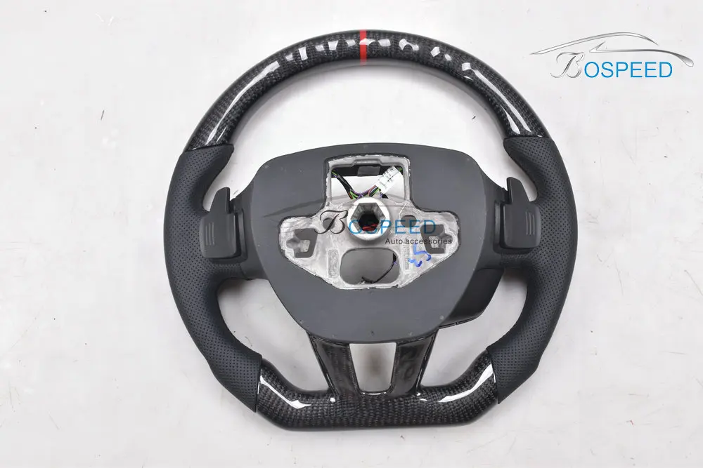
2017 most popular Carbon Fiber steering wheel For Ford Focus 