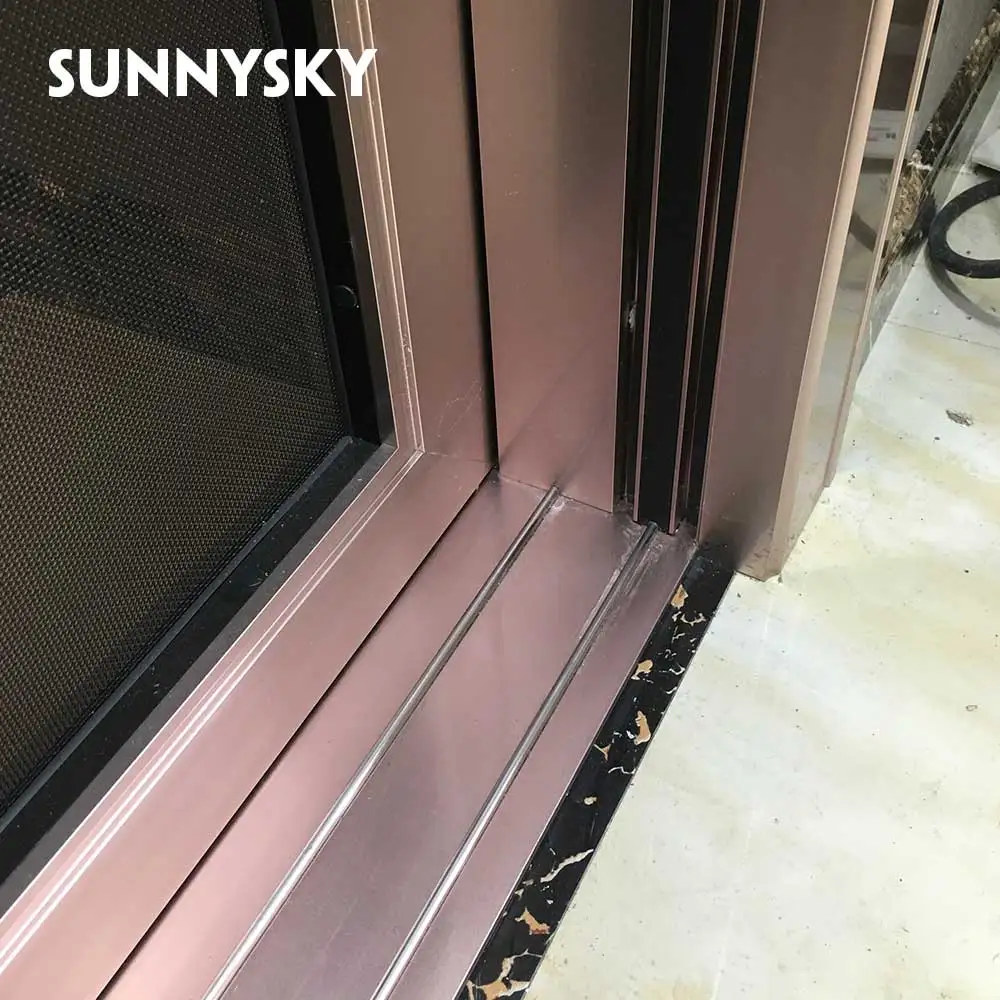 
Thermal break American high quality Aluminium Low-E glass sliding patio door 