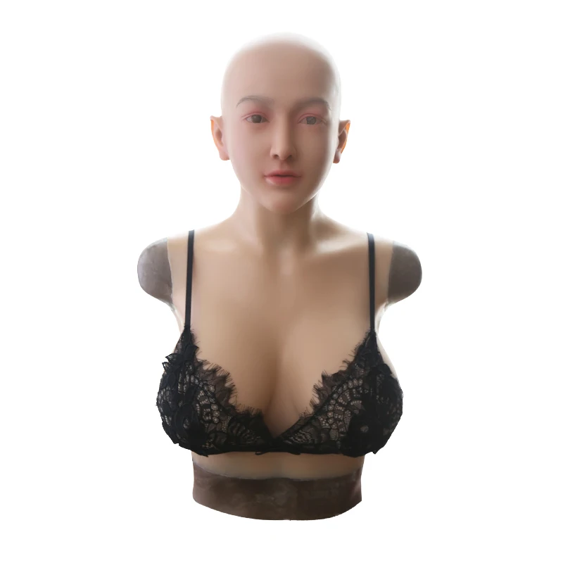 Claire Goddess With Artificial Chest Cosplay Crossdresser Shemale Halloween Masquerade Camouflage Breast Form Drag Queen Boob