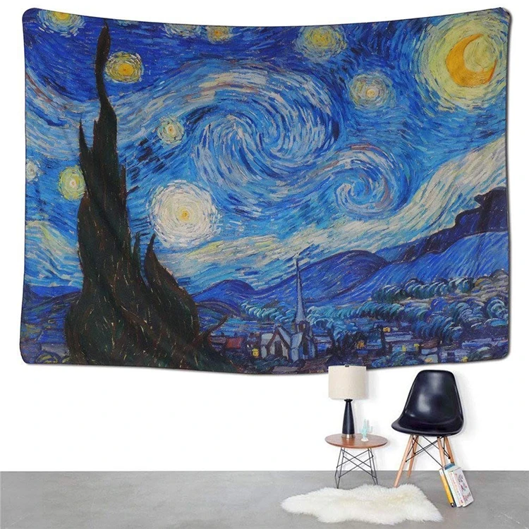 Modern Living Room Space Decor Hippie Galaxy Tapestry Starry Night Tapestry Indian Mandala Tapestry