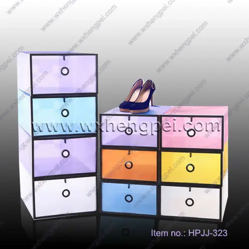 Clear plastic shoe box colorful plastic shoe box pvc shoe box