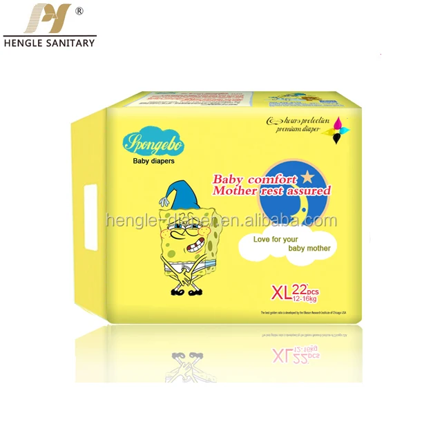 Disposable Diaper Type and Cotton Material Moony Air Fit Tape Baby Diaper
