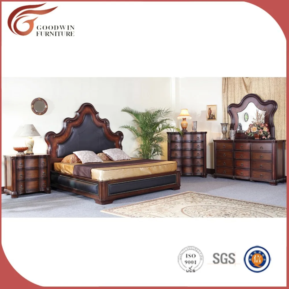Factory Price America Classic Style House Bedroom Decor Bedroom Suite Bed Room Furniture Bedroom  WA135