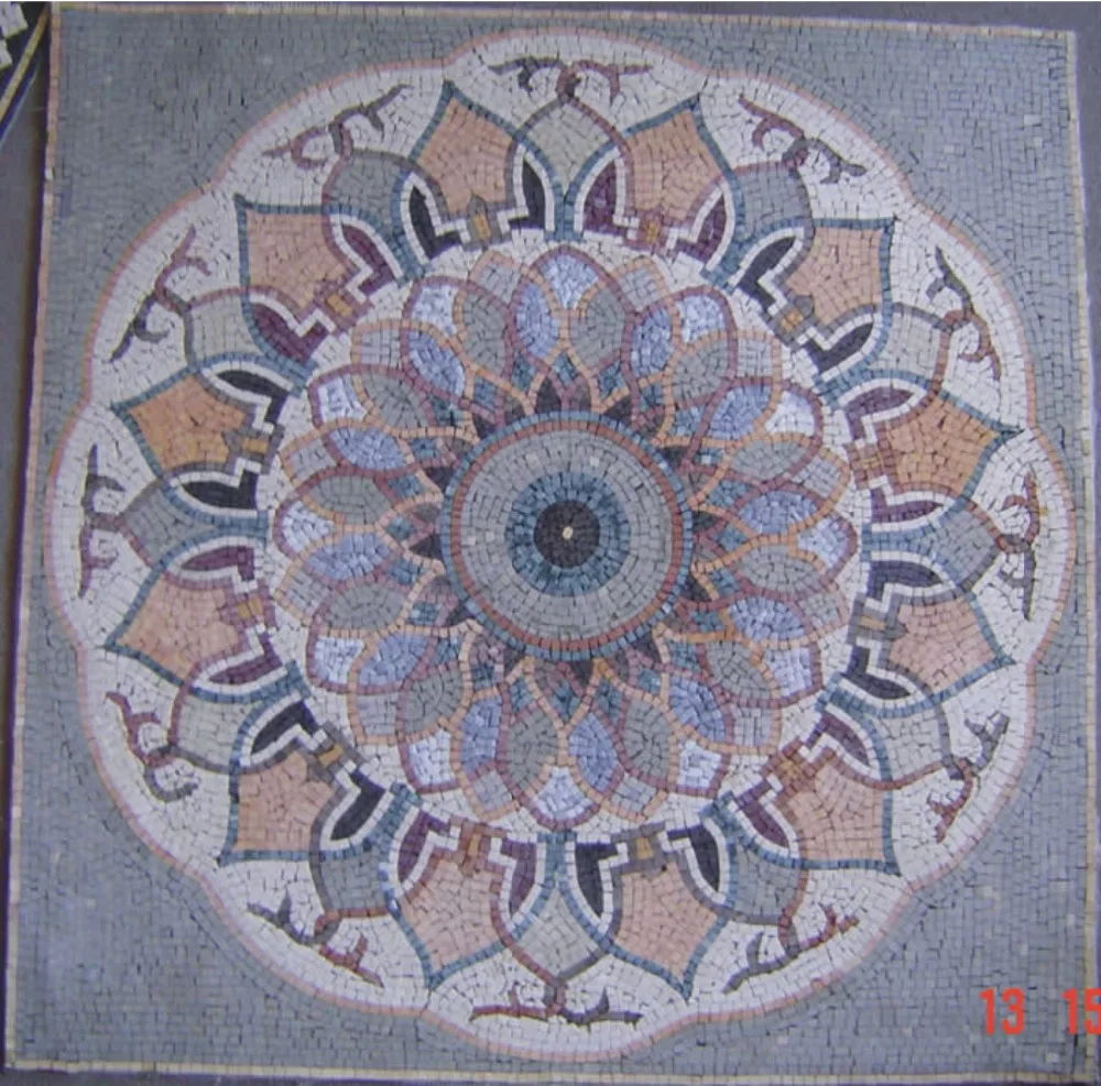 Marble Mosaic tile Round Mosaic Medallion Floor Patterns