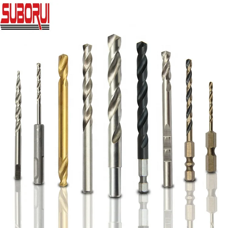 1/8 Inch Fully Ground Double-Ended HSS Bright Coating Twist Drill Bit For Metal Drilling