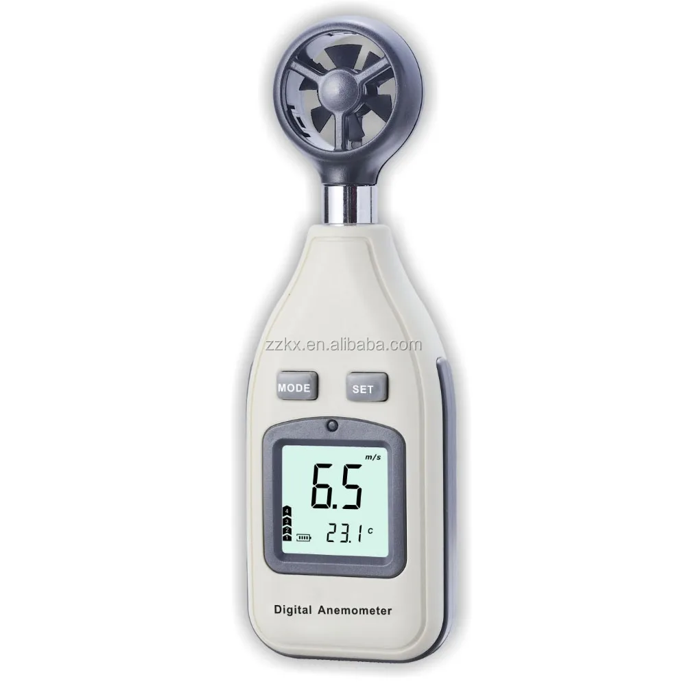 Digital Anemometer with LCD Display Pocket Smart Anemometer Air GM816A Wind Speed Scale Meter