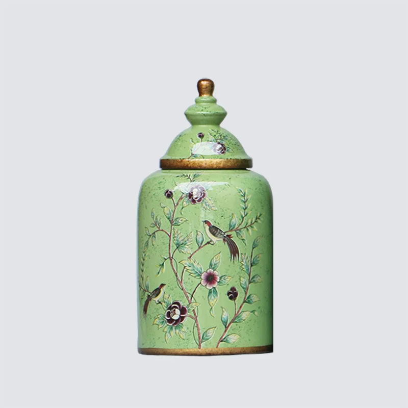 Jingdezhen ceramic jar with new model porcelain vase with flower painting