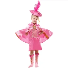 7 Sets/lot Free Shipping Carnival Masquerade Party Halloween Pirate Costumes Children Girls Fancy Dress Kids Cosplay Clothes