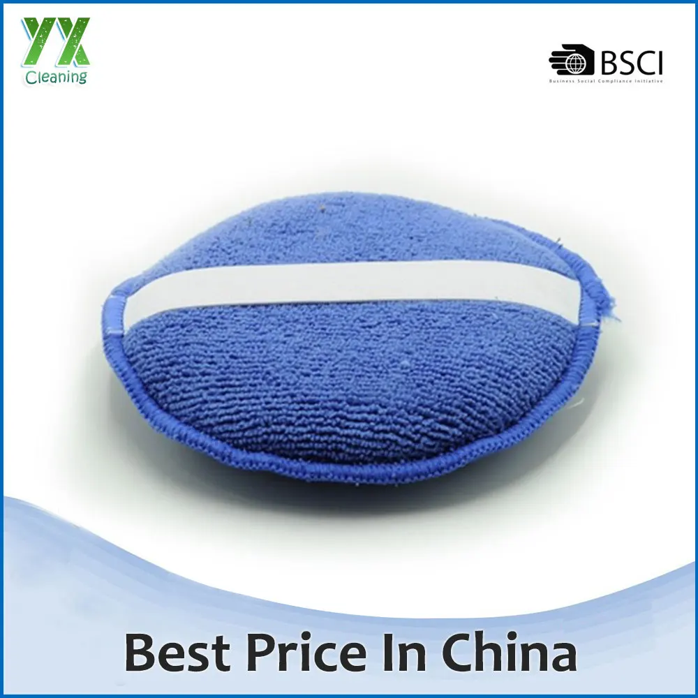 Car Detailing Polish Waxing Sponge Microfiber Car Wax Sponge Polish Pads