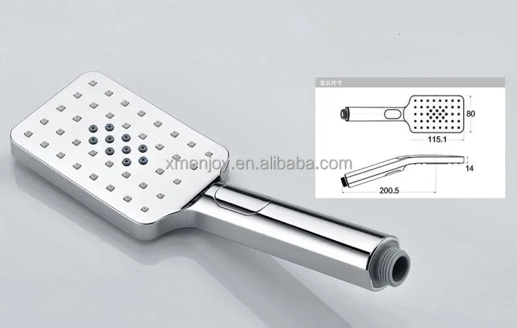 New hand shower with button shower head bathroom faucet accessories