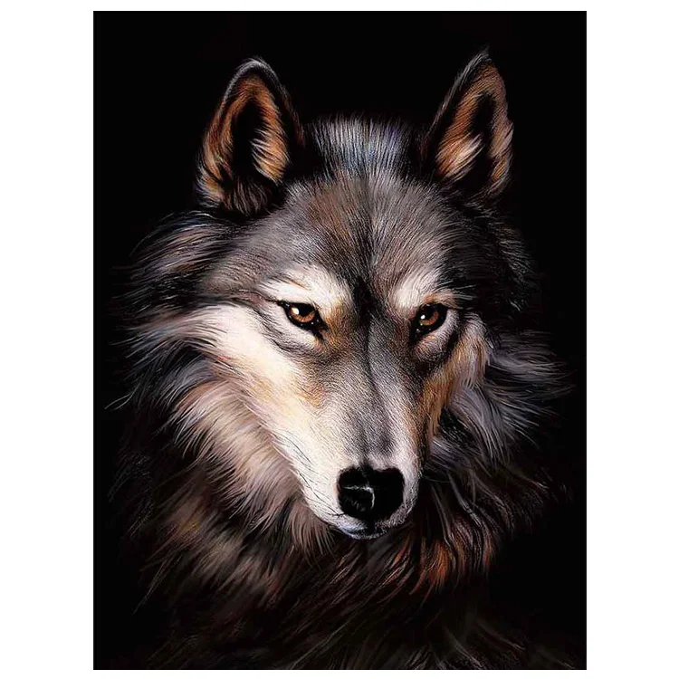 Wolves 3D Lenticular Printing Picture For Gift , Home Decoration