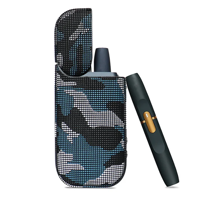 
2020 Fashion e cigarette camouflage pattern cover Pouch PU Cases for use with iqos 24 plus 