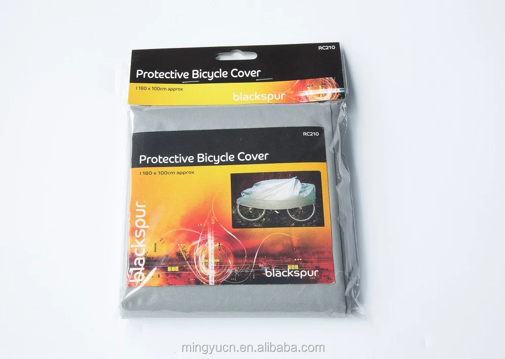 MY-006 PE/PEVA SOLID TWO PIECES HEAT PRESSING WATERPROOF SIMPLE MOTORBIKE COVER