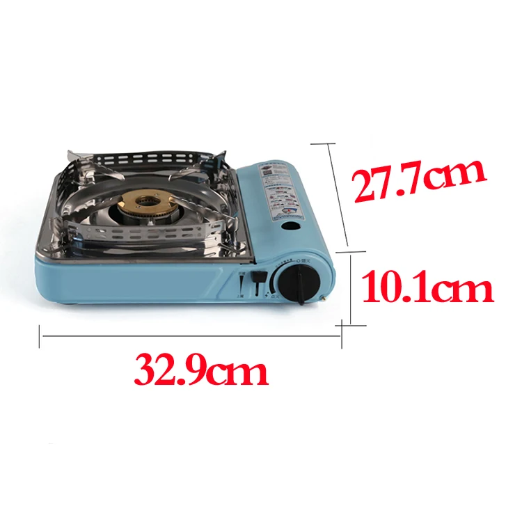 Wholesale Professional Camping Outdoor Hiking Topflame Blue Color Portable Butane Gas Stove Survival Kit Gas Stoves