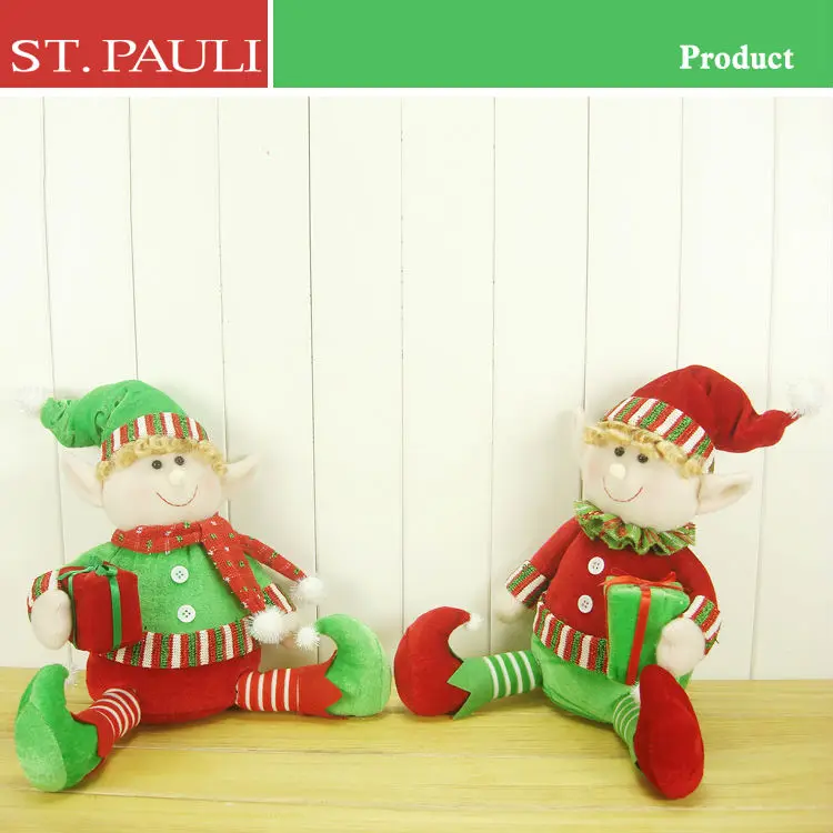 
 Экологичные Горячая игрушки Праздничные украшения, элементы рождественские плюшевые эльф для оптовая продажа  