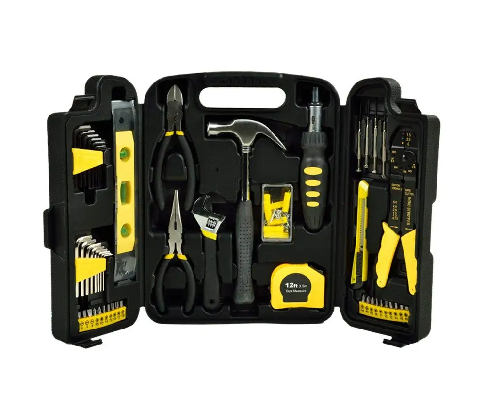 Tool Set & Case Auto Home Repair Kit SAE Metric- Lifetime Warranty