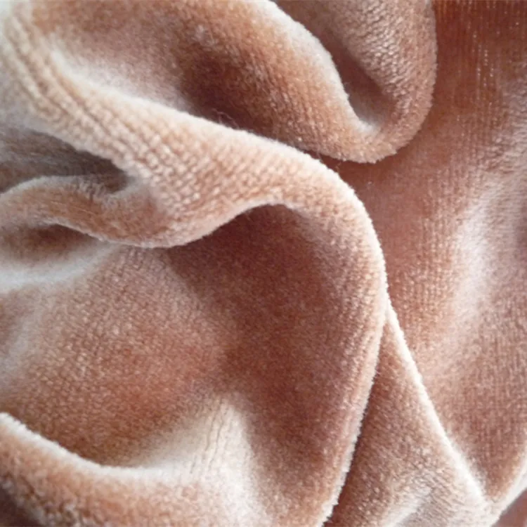 comfortable soft bamboo velour fabric for sport wear and baby product