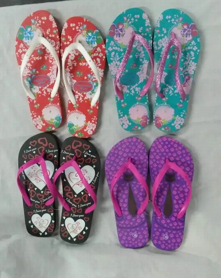 
womens flipflops pvc strap pe outsole 