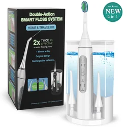 Portable Cordless Oral Irrigator USB Rechargeable Port Mini Travel Jet Electronic Water Flosser