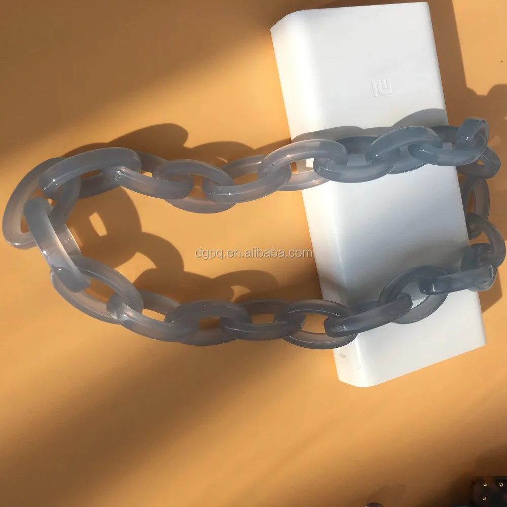 clear and transparency  acrylic hand bag chain handbag strap