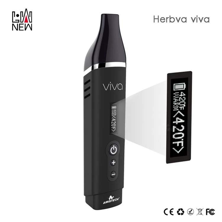 
Airis Herbva Viva dry herb vaporiser Hottest slim dry herb pen no-conbustion vaporizer heat not burn kit 