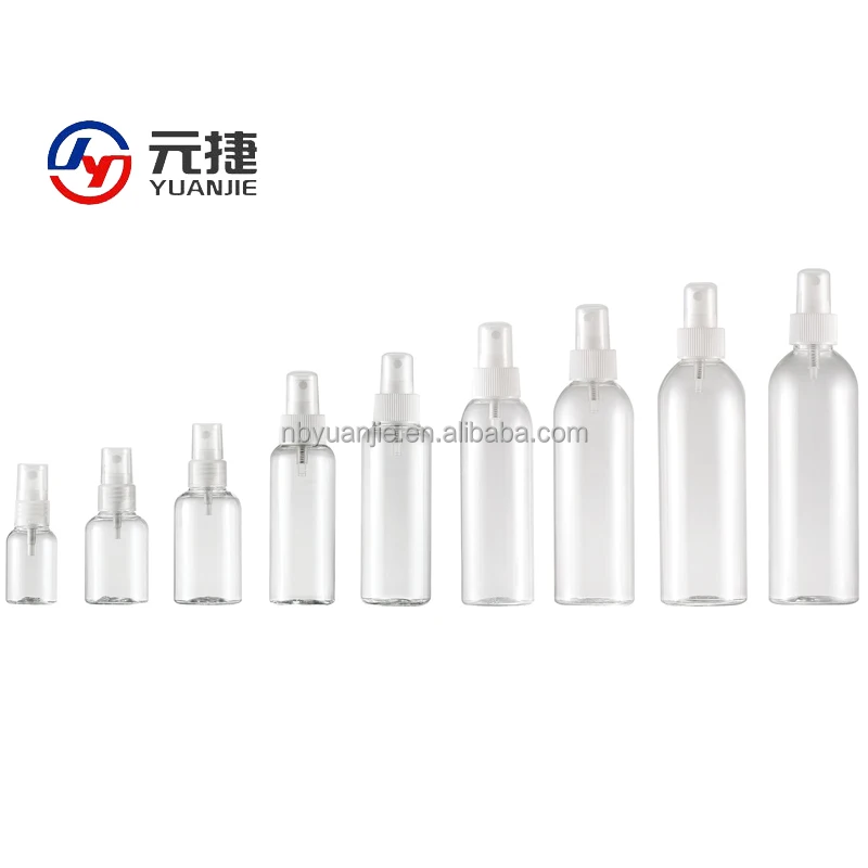 50ml 60ml 75ml Plastic square mist spray bottle for cosmetic