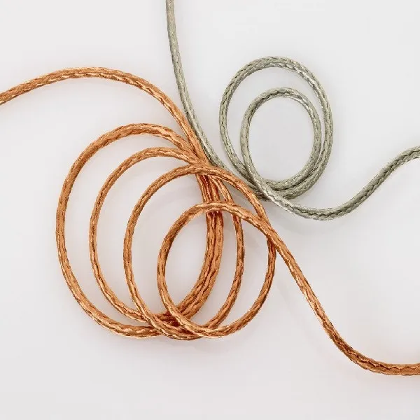 Copper wire braided control cable