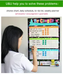 Kids Educational Toys Magnetic Reward Chart Behavior Chart