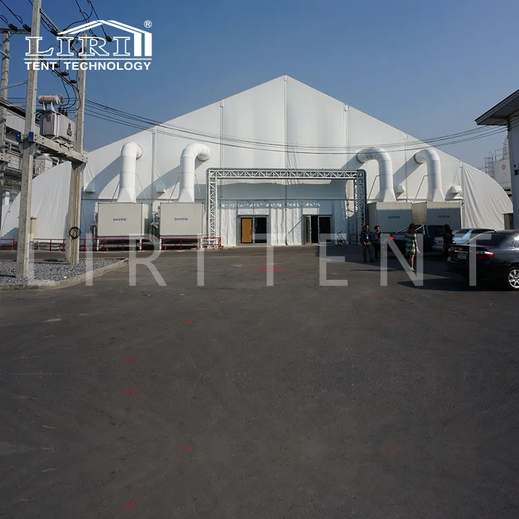 20x60 Aluminum TFS Aircraft Hangar Tent With Snow Resistance Sturture