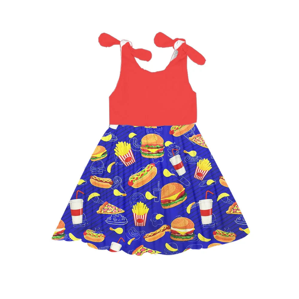 Children clothing wholesale 8 year old girl dress baby fashion design girls boutique dress