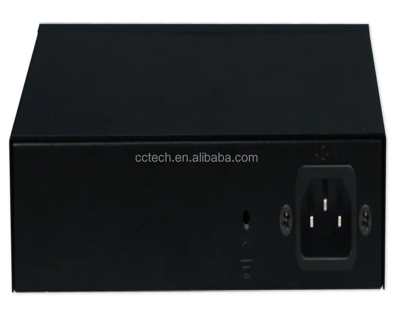 Desktop 250m 8 poe 2 utp uplink 10 port ethernet switch with 100w 120w power AC 100-240V