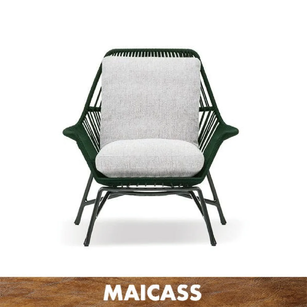 
fashionable Outdoor rattan chair with ottoman 