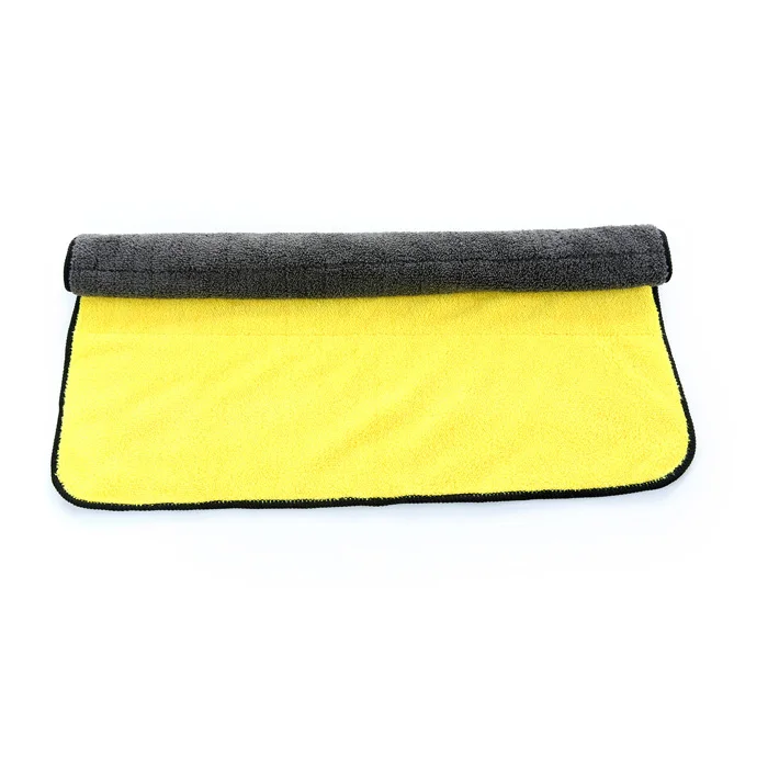 800gsm super absorbent double face microfiber towel for car