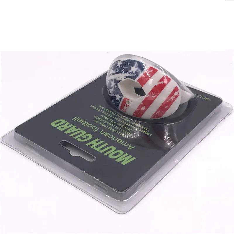 Airflow Mouth Guard Mouth Piece AFL American Football Rougby & High Impact Sports Offers Lip Protection with Helmet Strap