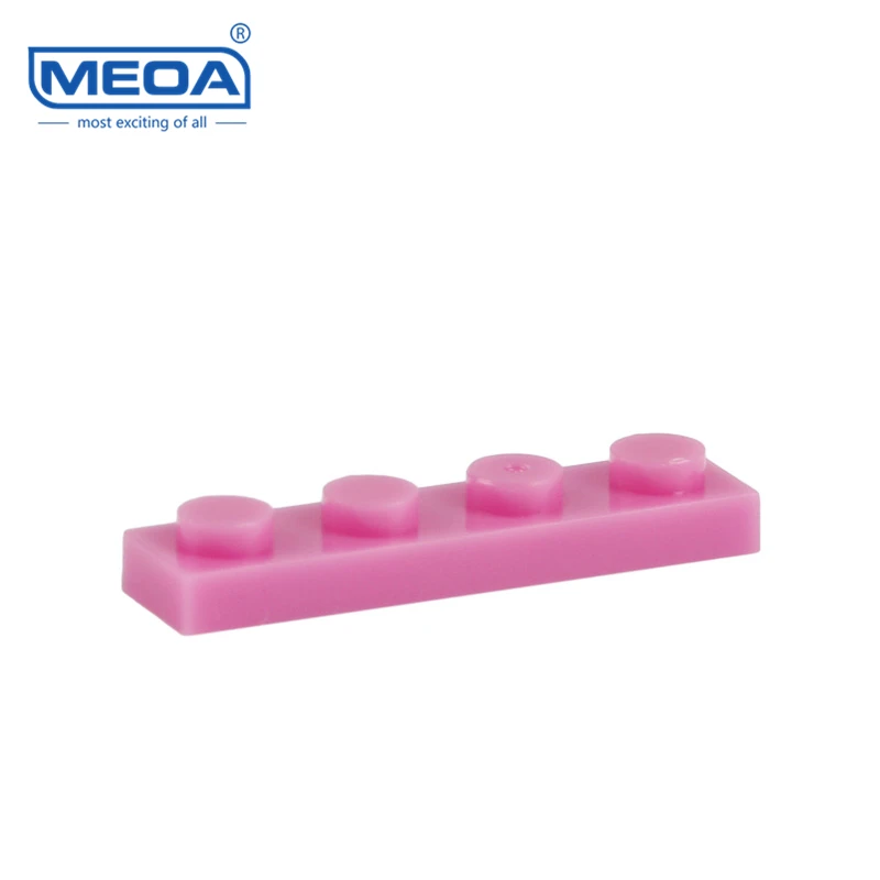 Wholesale Building Blocks Spare Parts 1X4 Bricks Assembly Kit 4 hole Blocks Parts MOC Creator Bricks Particle DIY Toys