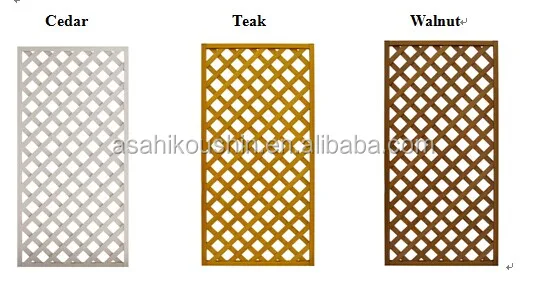 Wood Plastic composite lattice with Japan design