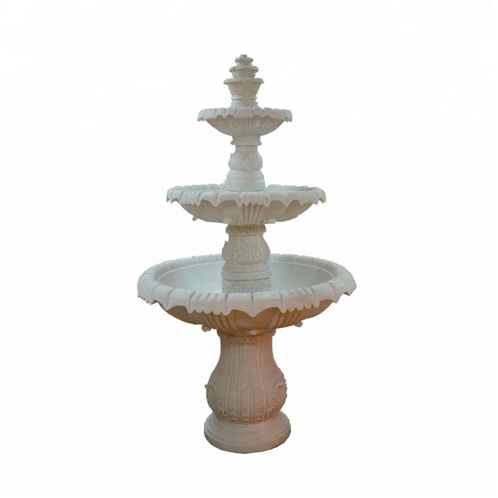Chinese high quality large outdoor garden three tiered water fountain