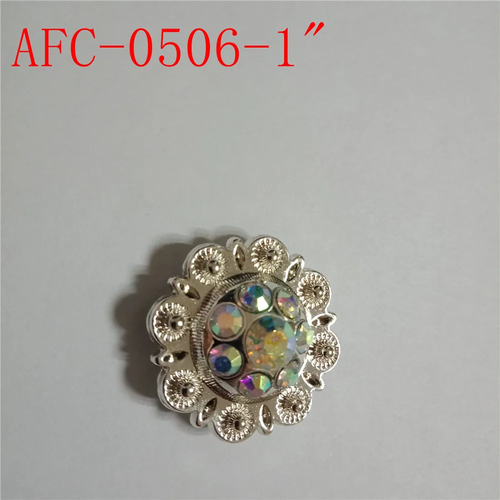 shiny saddle conchos with crystal