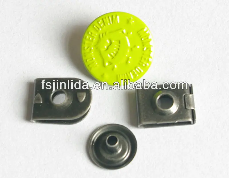 
hot sale 17mm painting denim metal garment hook and eye for trousers 