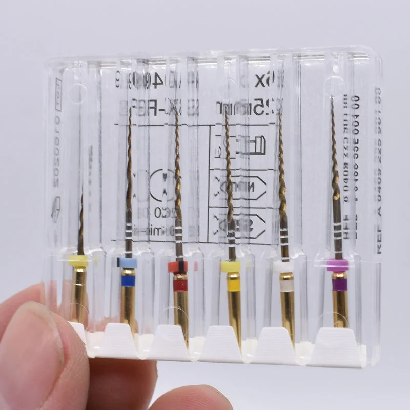 
dental tool super files rotary gold engine files heat activation dental instrument for dentist 