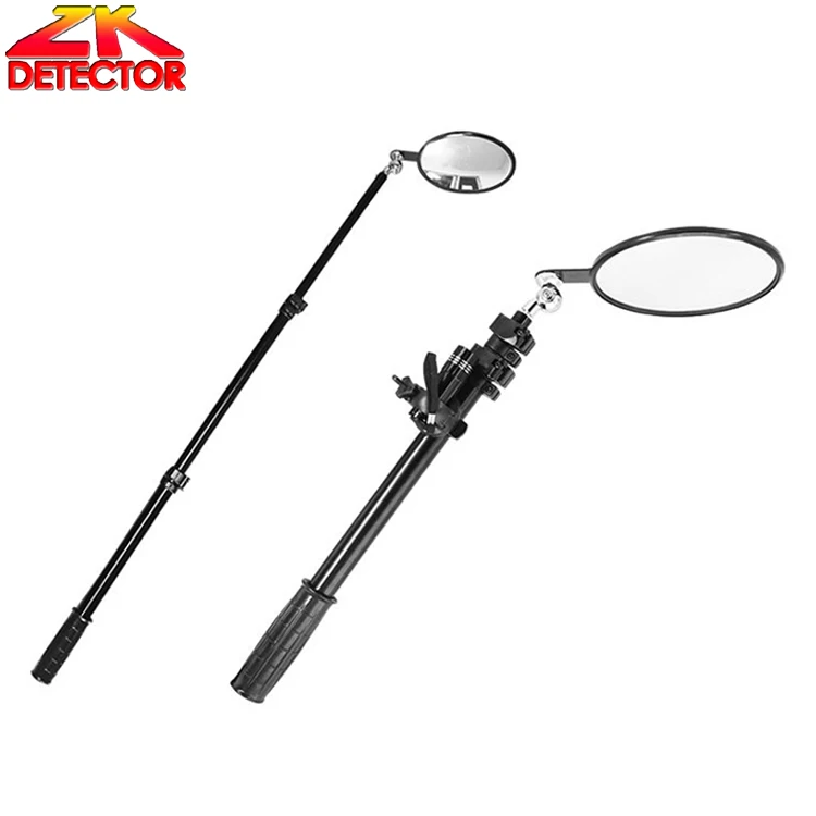 
 Портативное телескопическое выпуклое зеркало 150 мм для осмотра сверху автомобиля  