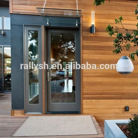 Glass Door Canopy Awning with Stainless Steel Bracket