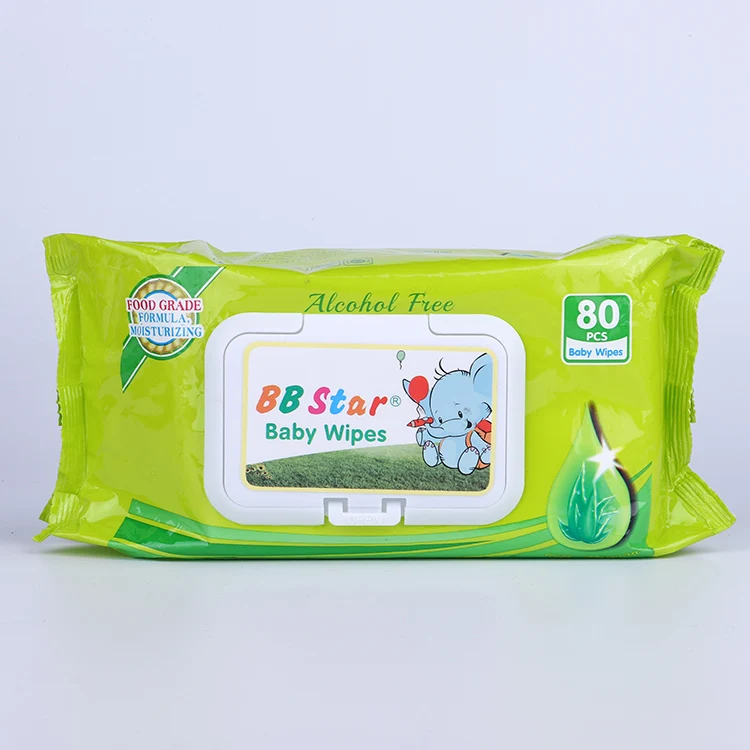 Disposable Flushable anti bacterial Sanitary Wipe For Baby Wet Strength Paper Tissue