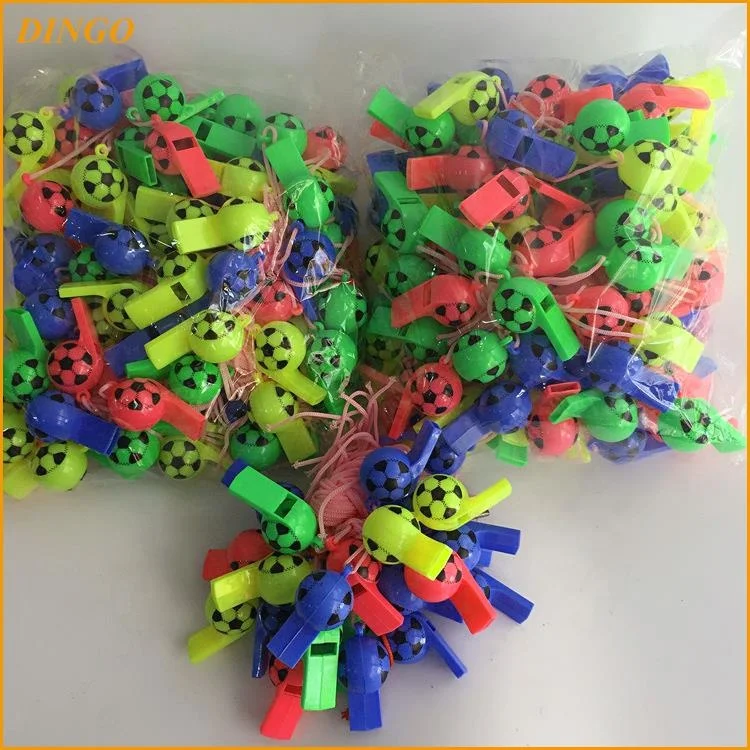 Mini funny whistle kids promotional JIN hua cheering plastic toy whistle