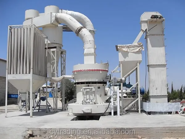Large capacity chalk limestone gypsum raymond grinding mill used in Saudi