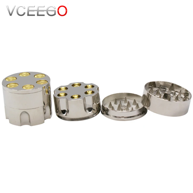 Большой жернов для трав электрический 4 слоя из цинкового сплава цинковый сплав ручной раскатной валик шлифовального станка с бумаги коробка хранения