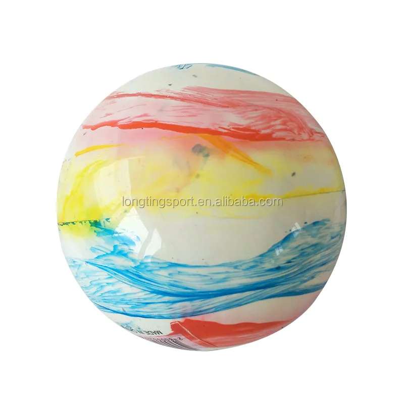 
Wholesale colorful bouncy PVC beach ball 22cm inflatable customize high quality toy balls 