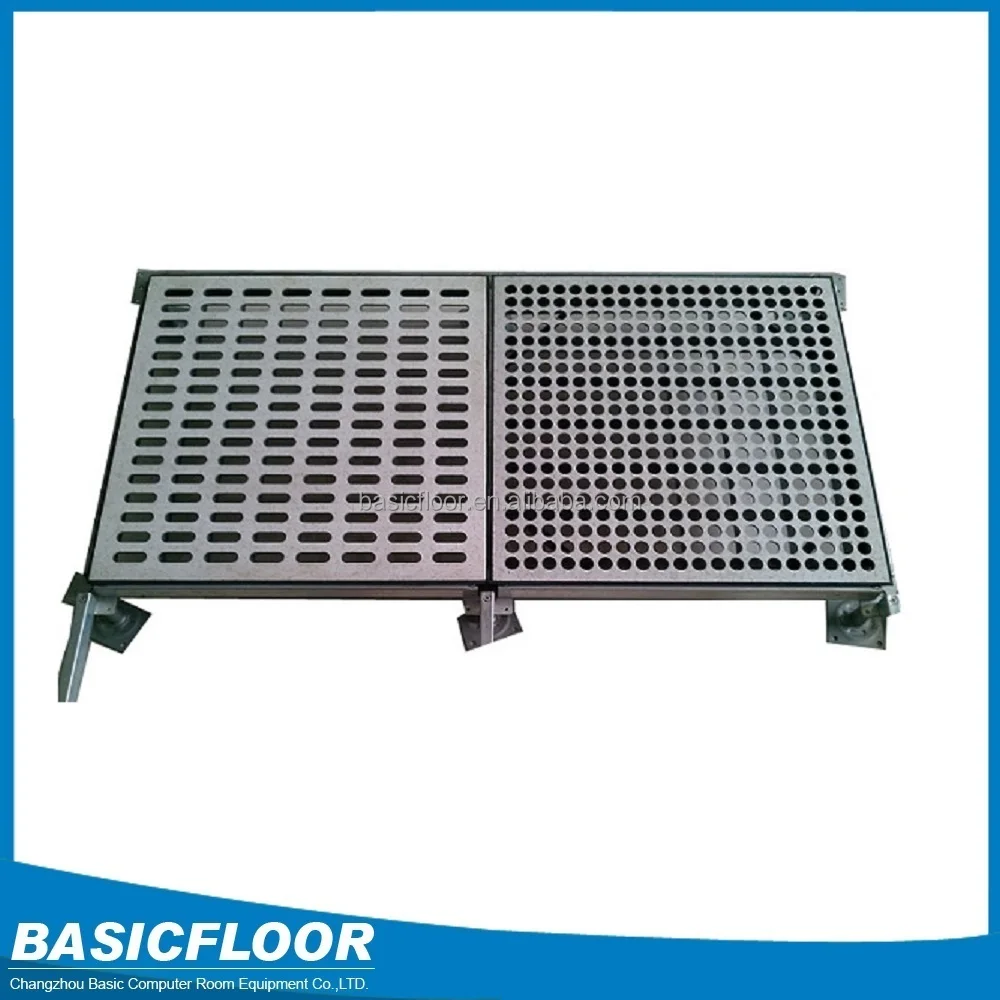 China wholesale server room anti-static perforated raised floor
